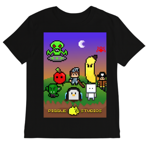 Piggleverse Sunset – Official Poster Tee
